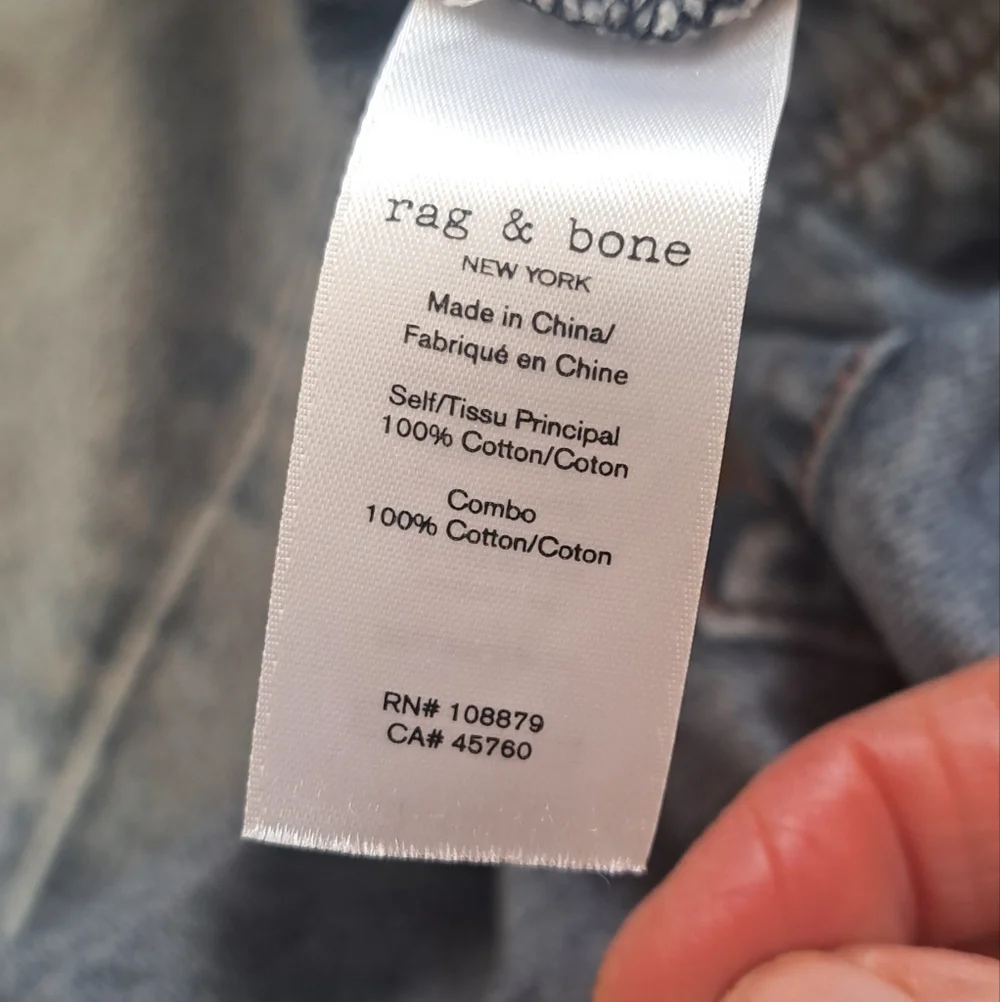 rag & bone Miramar Faux Jean Jogger Sz Xs - Picture 10 of 10